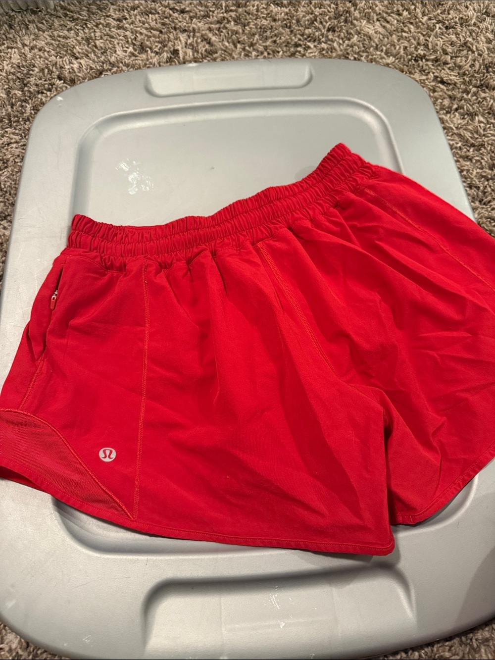 lululemon athletica Red Women's Athletic Shorts